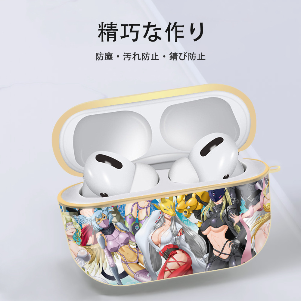 Digimon デジタルモンスター/デジモン 【AirPods Pro用】ハードシェル保護ケース｜耐衝撃・防指紋・カラビナ付き商品仕様