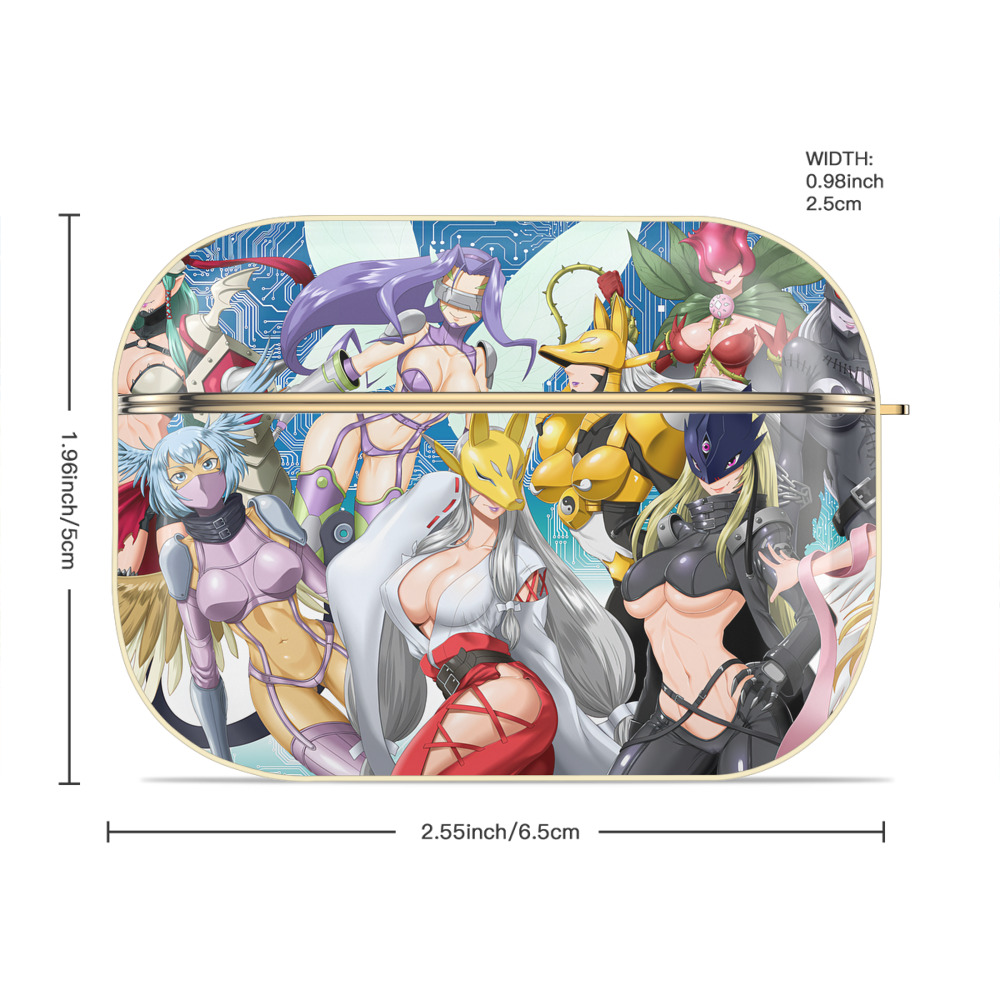 Digimon デジタルモンスター/デジモン 【AirPods Pro用】ハードシェル保護ケース｜耐衝撃・防指紋・カラビナ付き商品仕様