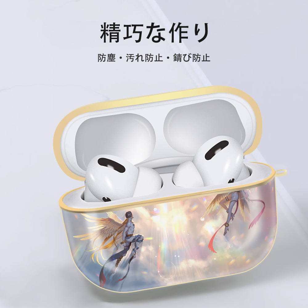 Digimon デジタルモンスター/デジモン 【AirPods Pro用】ハードシェル保護ケース｜耐衝撃・防指紋・カラビナ付き商品仕様