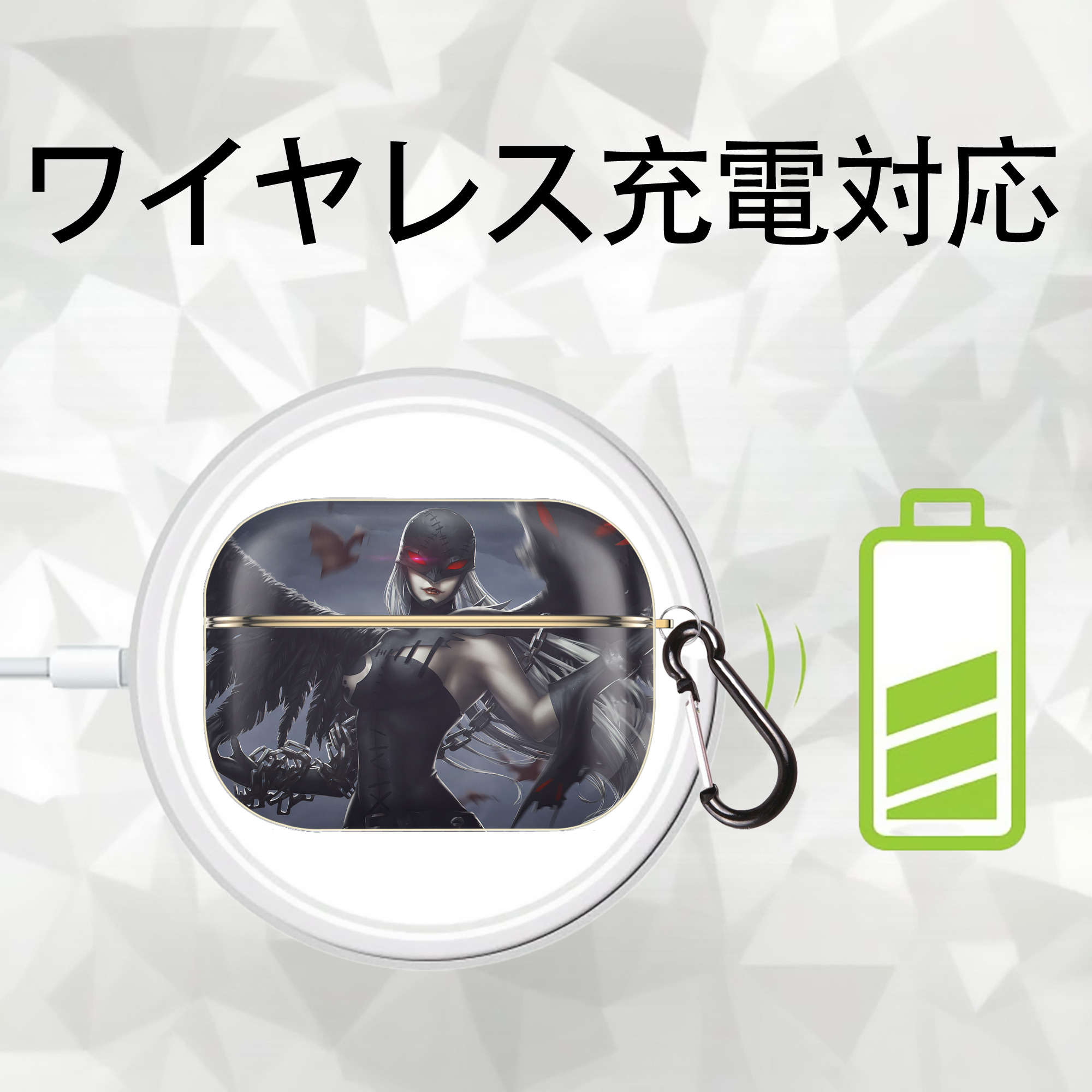 Digimon デジタルモンスター/デジモン 【AirPods Pro用】ハードシェル保護ケース｜耐衝撃・防指紋・カラビナ付き商品仕様