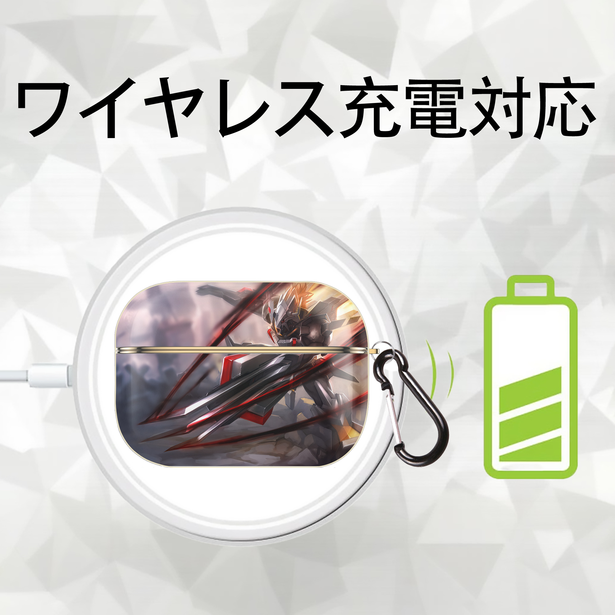 Digimon デジタルモンスター/デジモン 【AirPods Pro用】ハードシェル保護ケース｜耐衝撃・防指紋・カラビナ付き商品仕様