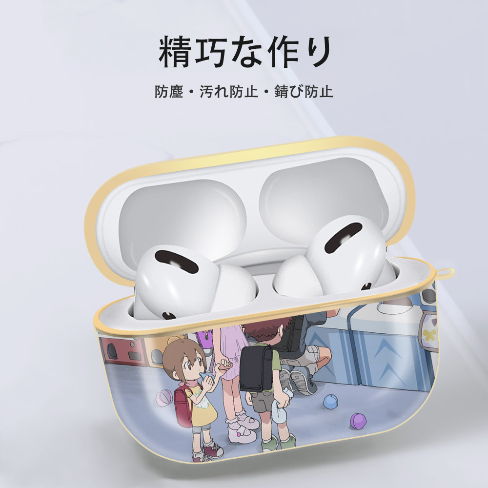 Digimon デジタルモンスター/デジモン 【AirPods Pro用】ハードシェル保護ケース｜耐衝撃・防指紋・カラビナ付き商品仕様