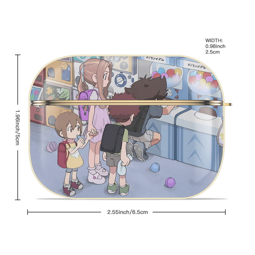 Digimon デジタルモンスター/デジモン 【AirPods Pro用】ハードシェル保護ケース｜耐衝撃・防指紋・カラビナ付き商品仕様