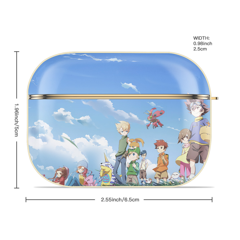 Digimon デジタルモンスター/デジモン 【AirPods Pro用】ハードシェル保護ケース｜耐衝撃・防指紋・カラビナ付き商品仕様