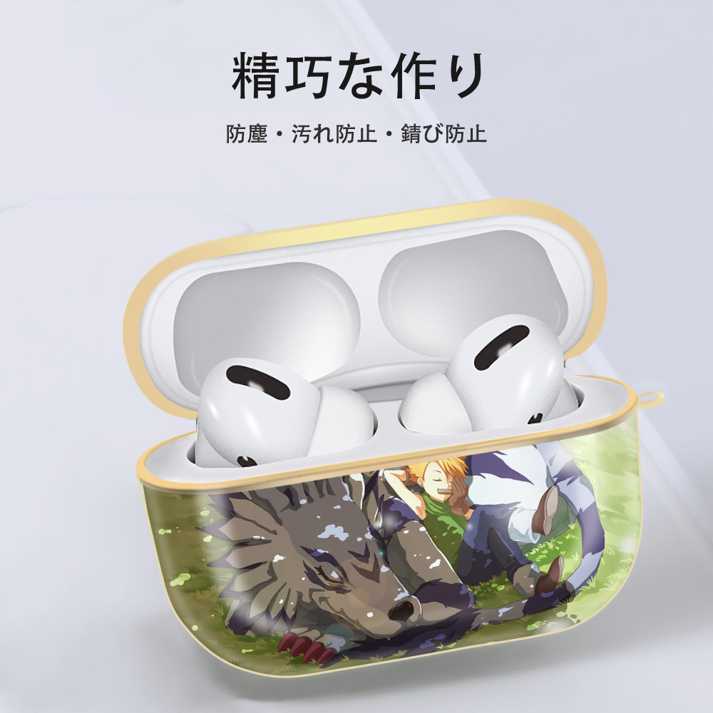 Digimon デジタルモンスター/デジモン 【AirPods Pro用】ハードシェル保護ケース｜耐衝撃・防指紋・カラビナ付き商品仕様