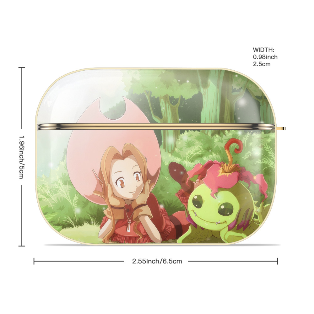 Digimon デジタルモンスター/デジモン 【AirPods Pro用】ハードシェル保護ケース｜耐衝撃・防指紋・カラビナ付き商品仕様