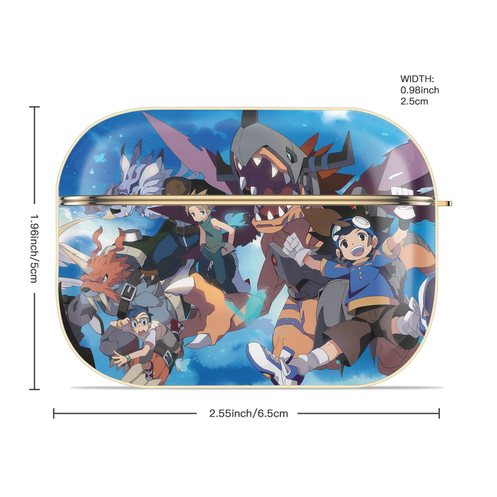 Digimon デジタルモンスター/デジモン 【AirPods Pro用】ハードシェル保護ケース｜耐衝撃・防指紋・カラビナ付き商品仕様