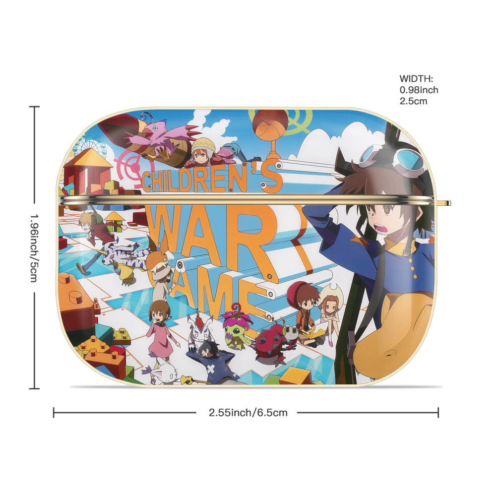 Digimon デジタルモンスター/デジモン 【AirPods Pro用】ハードシェル保護ケース｜耐衝撃・防指紋・カラビナ付き商品仕様