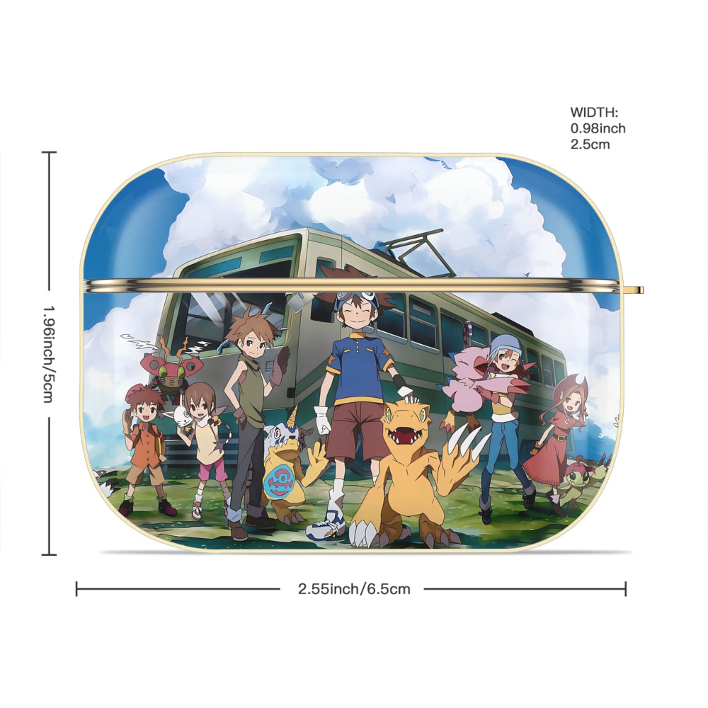 Digimon デジタルモンスター/デジモン 【AirPods Pro用】ハードシェル保護ケース｜耐衝撃・防指紋・カラビナ付き商品仕様