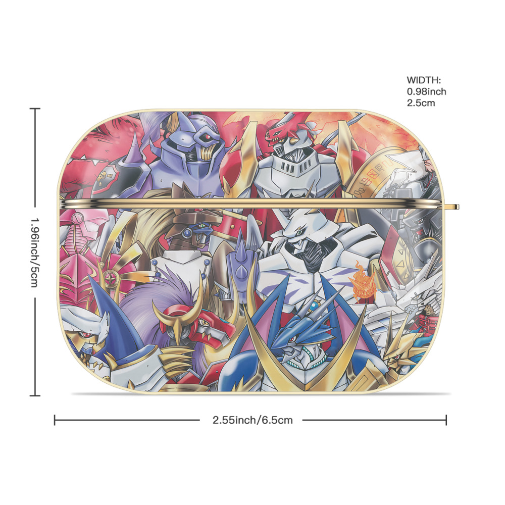 Digimon デジタルモンスター/デジモン 【AirPods Pro用】ハードシェル保護ケース｜耐衝撃・防指紋・カラビナ付き商品仕様