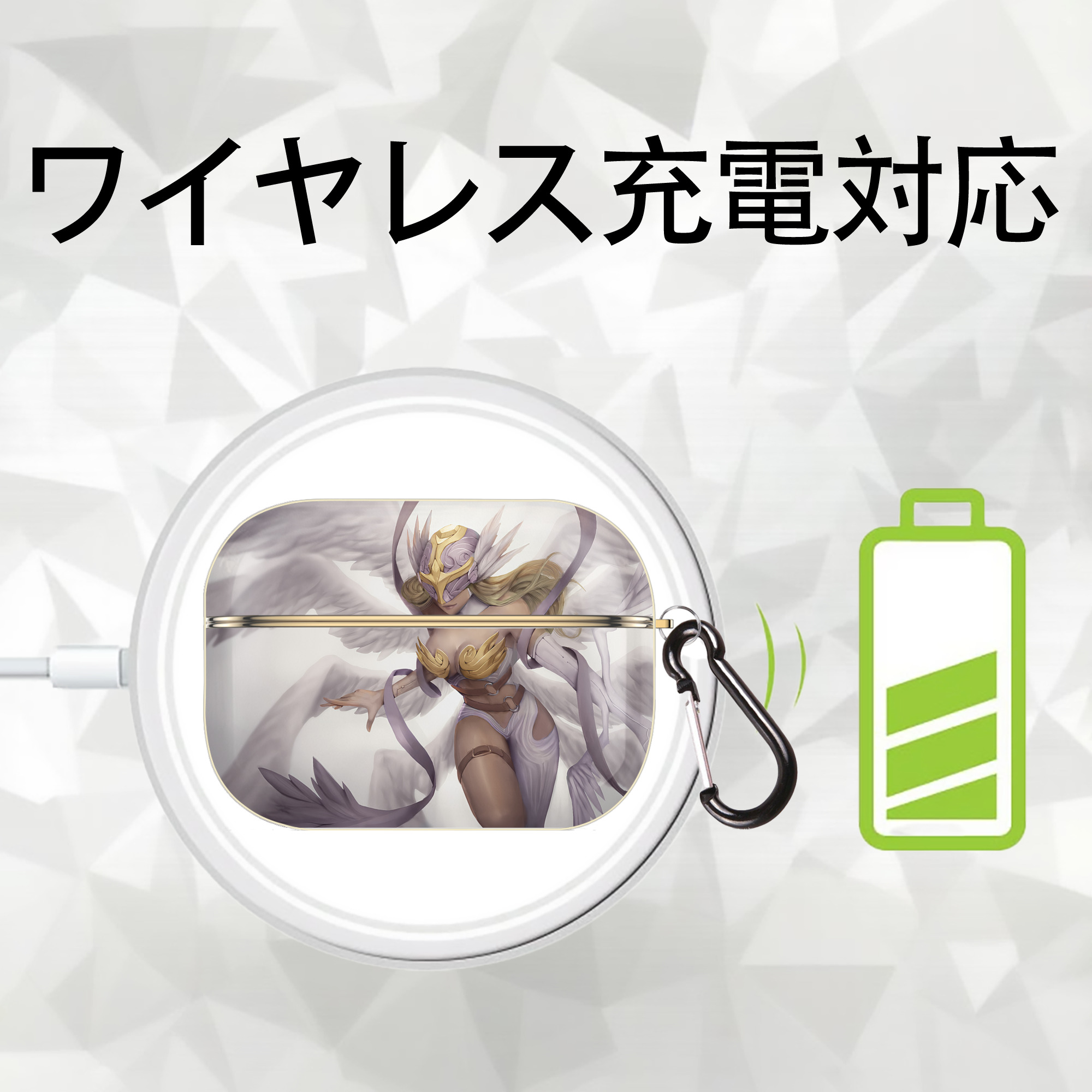 Digimon デジタルモンスター/デジモン 【AirPods Pro用】ハードシェル保護ケース｜耐衝撃・防指紋・カラビナ付き商品仕様