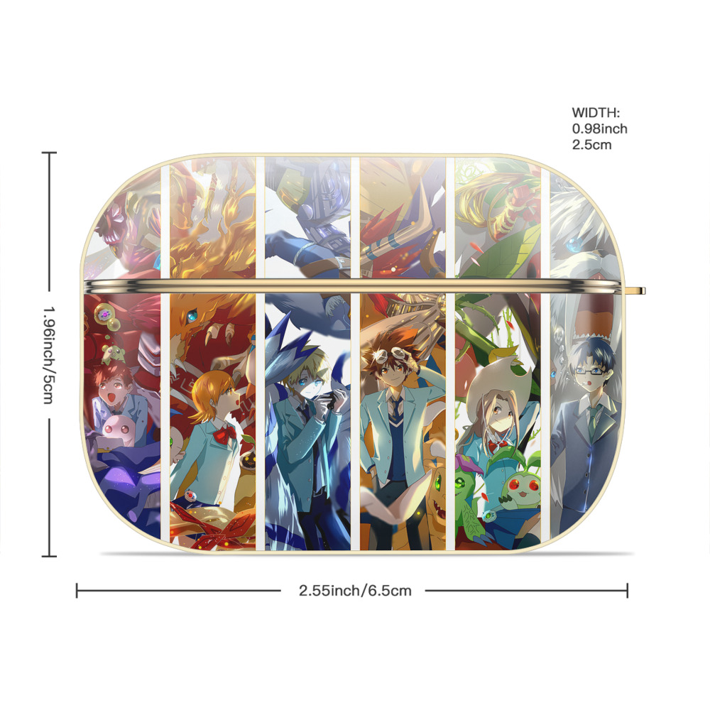 Digimon デジタルモンスター/デジモン 【AirPods Pro用】ハードシェル保護ケース｜耐衝撃・防指紋・カラビナ付き商品仕様