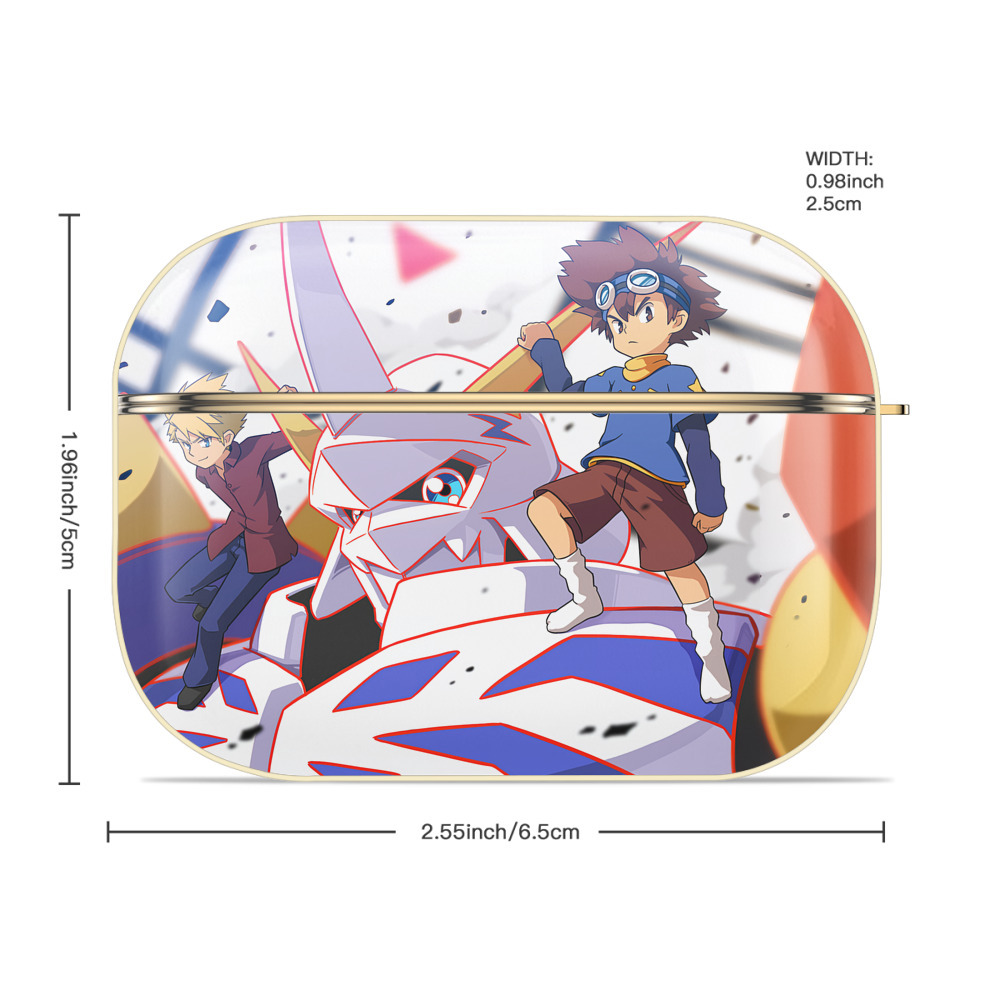 Digimon デジタルモンスター/デジモン 【AirPods Pro用】ハードシェル保護ケース｜耐衝撃・防指紋・カラビナ付き商品仕様