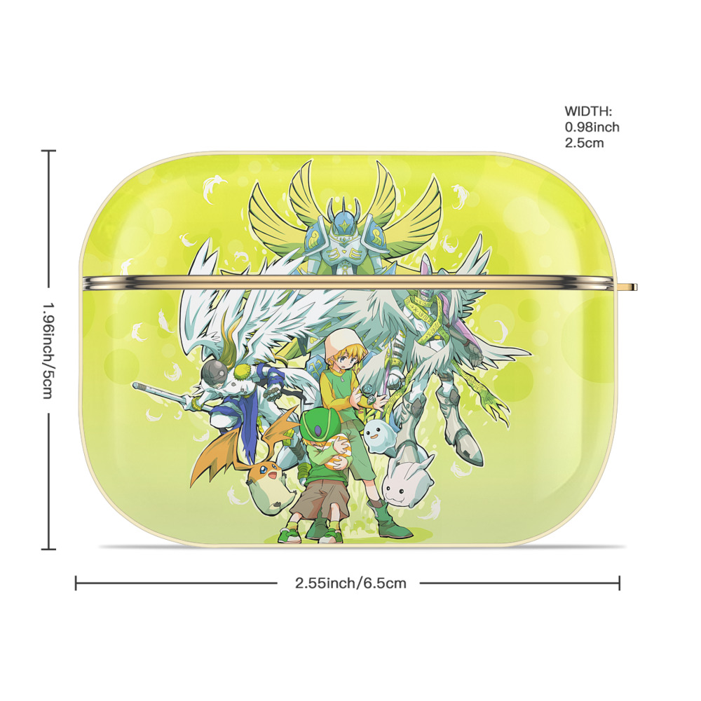 Digimon デジタルモンスター/デジモン 【AirPods Pro用】ハードシェル保護ケース｜耐衝撃・防指紋・カラビナ付き商品仕様