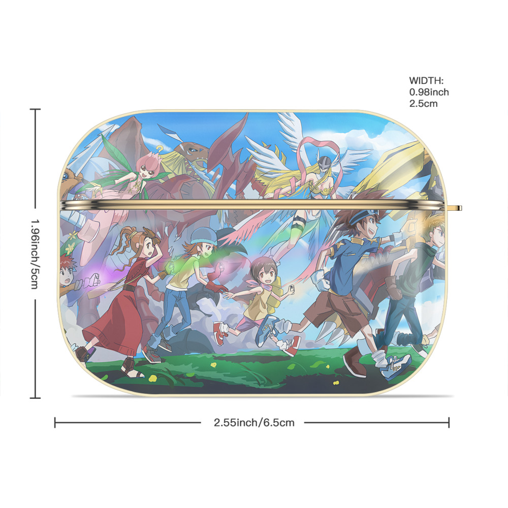 Digimon デジタルモンスター/デジモン 【AirPods Pro用】ハードシェル保護ケース｜耐衝撃・防指紋・カラビナ付き商品仕様