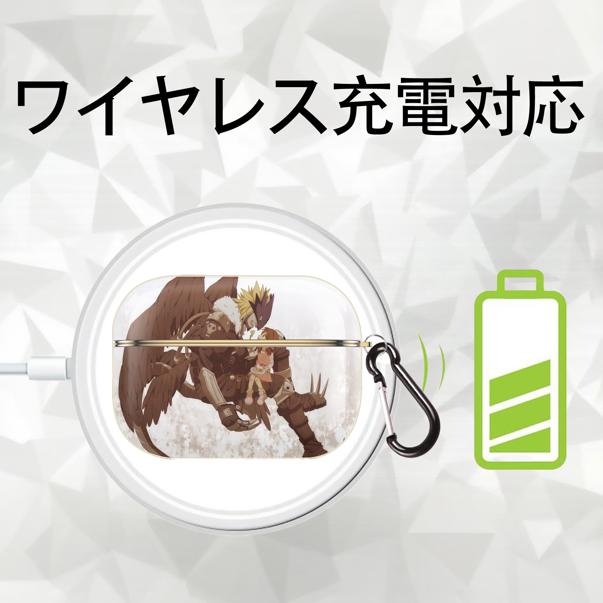 Digimon デジタルモンスター/デジモン 【AirPods Pro用】ハードシェル保護ケース｜耐衝撃・防指紋・カラビナ付き商品仕様