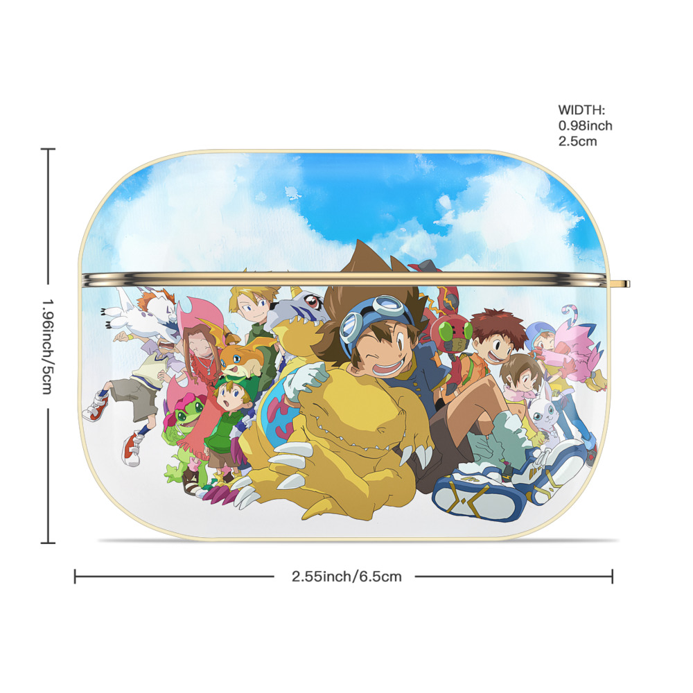 Digimon デジタルモンスター/デジモン 【AirPods Pro用】ハードシェル保護ケース｜耐衝撃・防指紋・カラビナ付き商品仕様