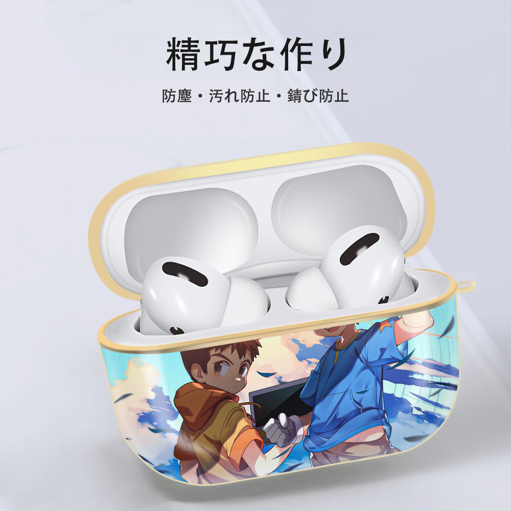 Digimon デジタルモンスター/デジモン 【AirPods Pro用】ハードシェル保護ケース｜耐衝撃・防指紋・カラビナ付き商品仕様