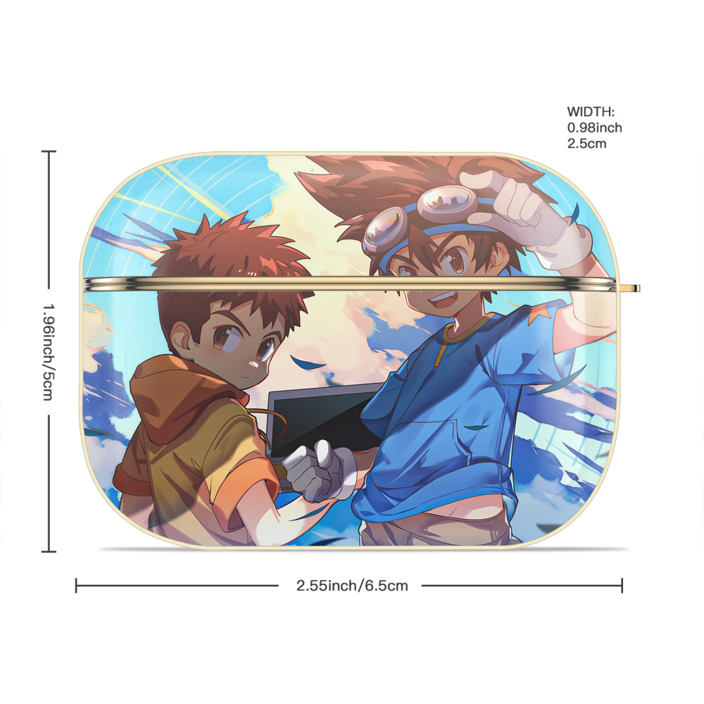 Digimon デジタルモンスター/デジモン 【AirPods Pro用】ハードシェル保護ケース｜耐衝撃・防指紋・カラビナ付き商品仕様