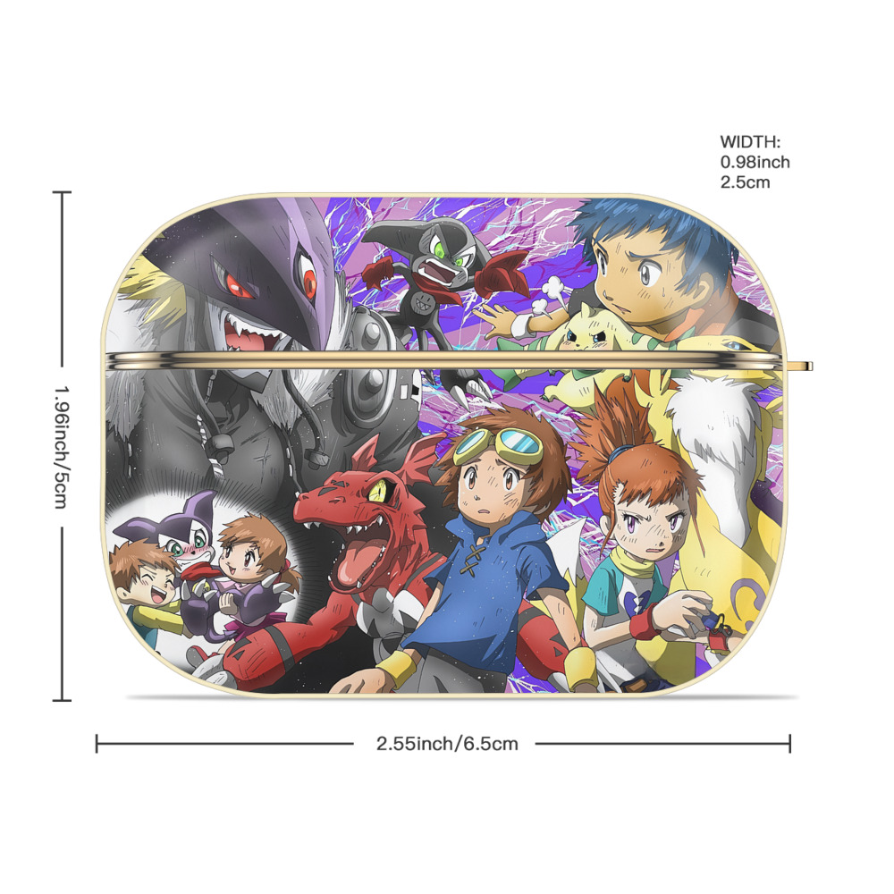 Digimon デジタルモンスター/デジモン 【AirPods Pro用】ハードシェル保護ケース｜耐衝撃・防指紋・カラビナ付き商品仕様