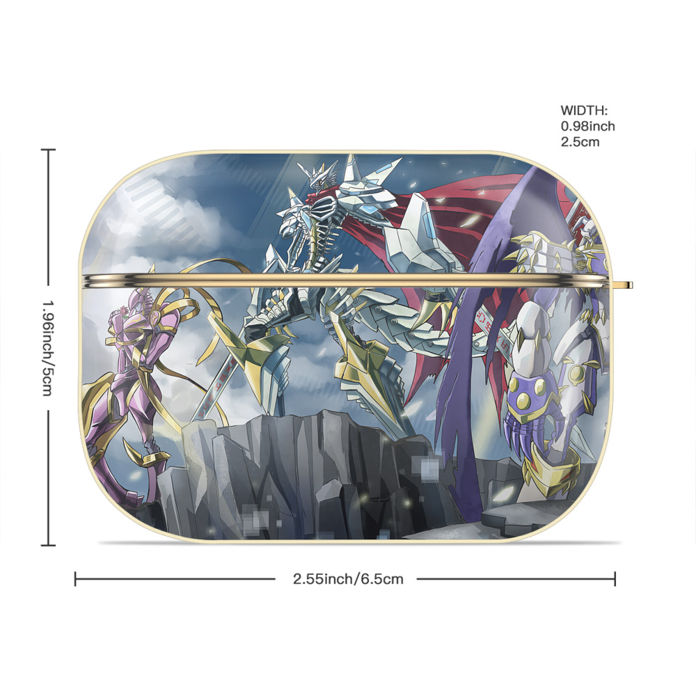 Digimon デジタルモンスター/デジモン 【AirPods Pro用】ハードシェル保護ケース｜耐衝撃・防指紋・カラビナ付き商品仕様