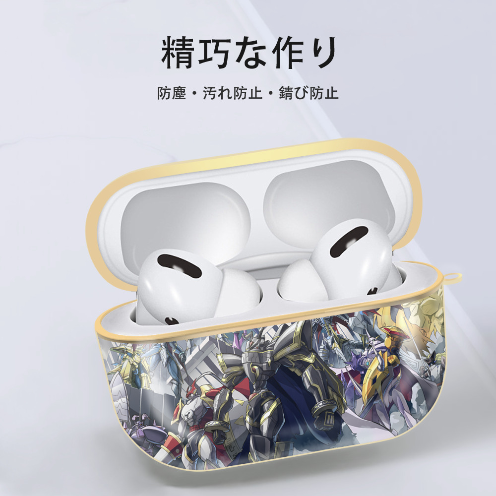 Digimon デジタルモンスター/デジモン 【AirPods Pro用】ハードシェル保護ケース｜耐衝撃・防指紋・カラビナ付き商品仕様