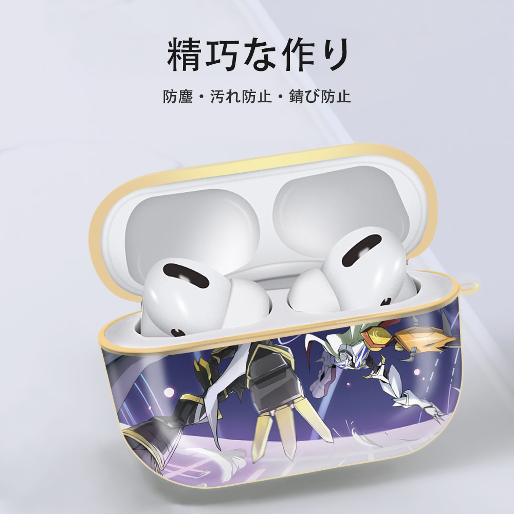 Digimon デジタルモンスター/デジモン 【AirPods Pro用】ハードシェル保護ケース｜耐衝撃・防指紋・カラビナ付き商品仕様