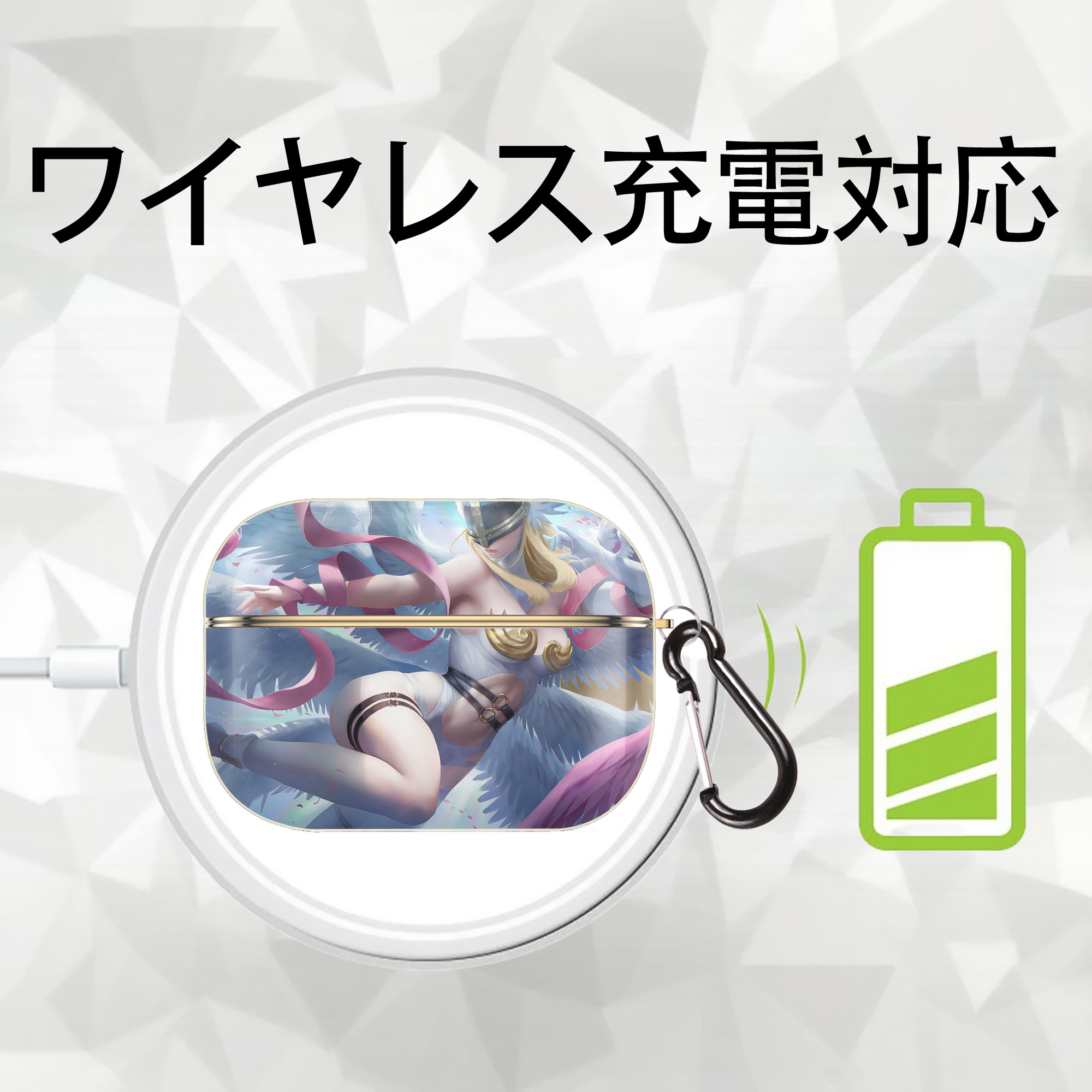 Digimon デジタルモンスター/デジモン 【AirPods Pro用】ハードシェル保護ケース｜耐衝撃・防指紋・カラビナ付き商品仕様