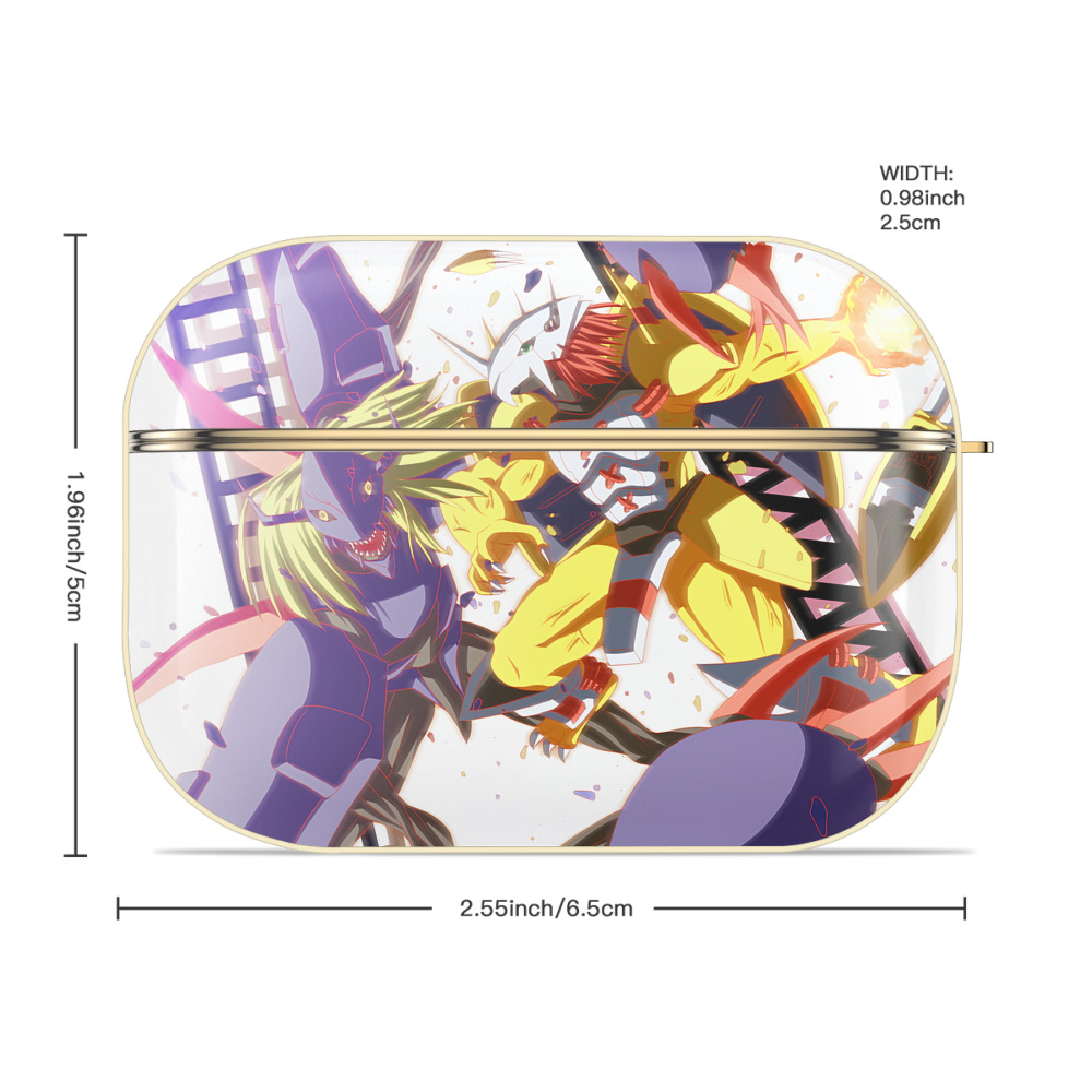 Digimon デジタルモンスター/デジモン 【AirPods Pro用】ハードシェル保護ケース｜耐衝撃・防指紋・カラビナ付き商品仕様