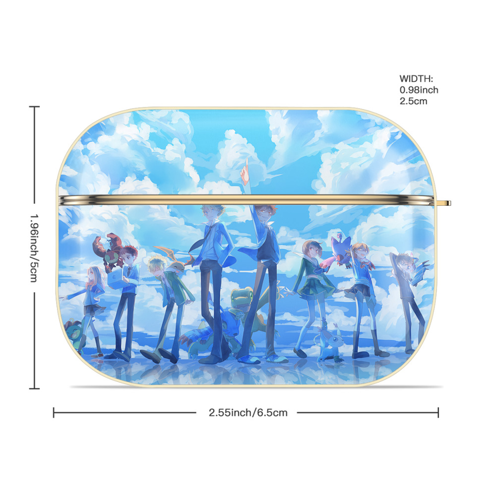 Digimon デジタルモンスター/デジモン 【AirPods Pro用】ハードシェル保護ケース｜耐衝撃・防指紋・カラビナ付き商品仕様