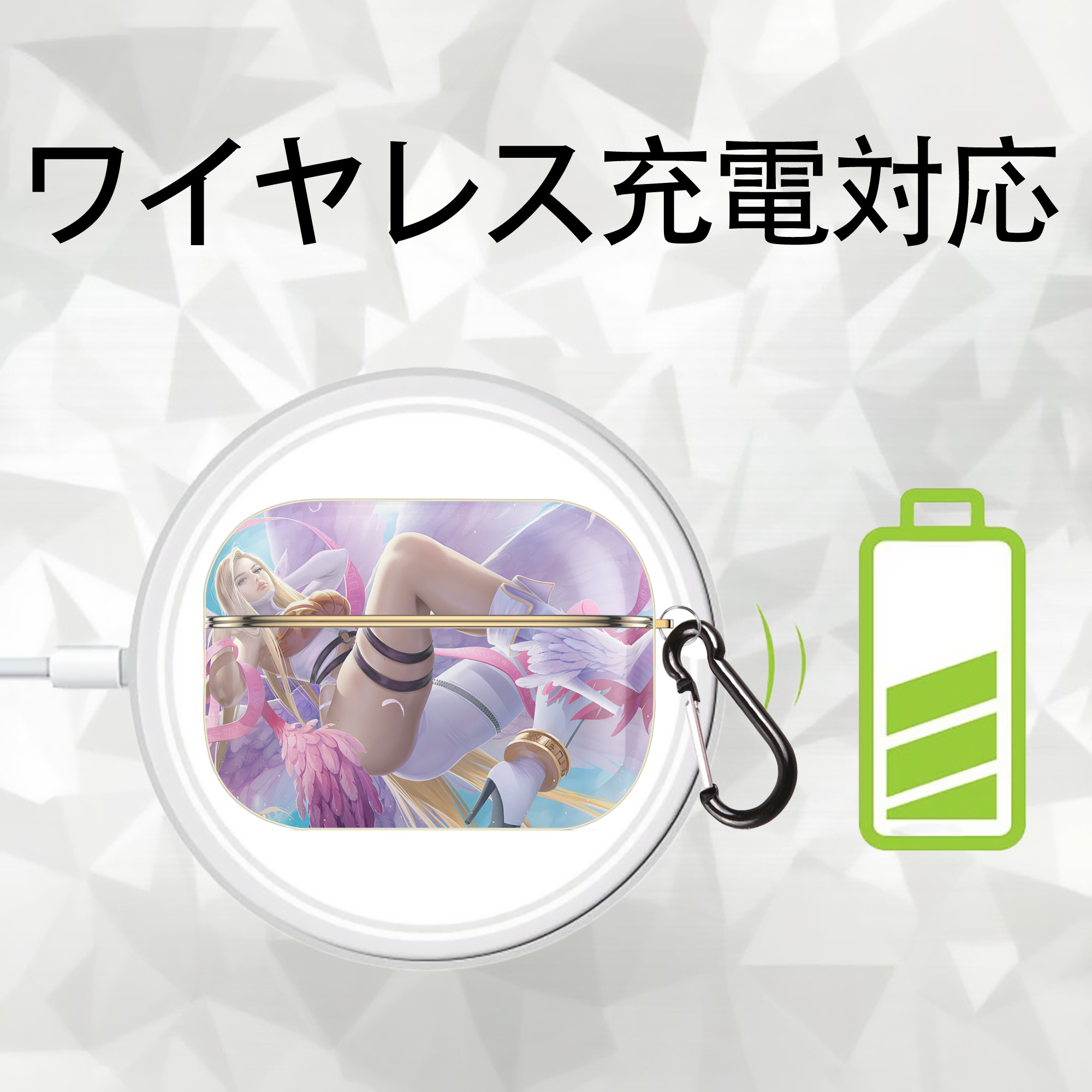 Digimon デジタルモンスター/デジモン 【AirPods Pro用】ハードシェル保護ケース｜耐衝撃・防指紋・カラビナ付き商品仕様
