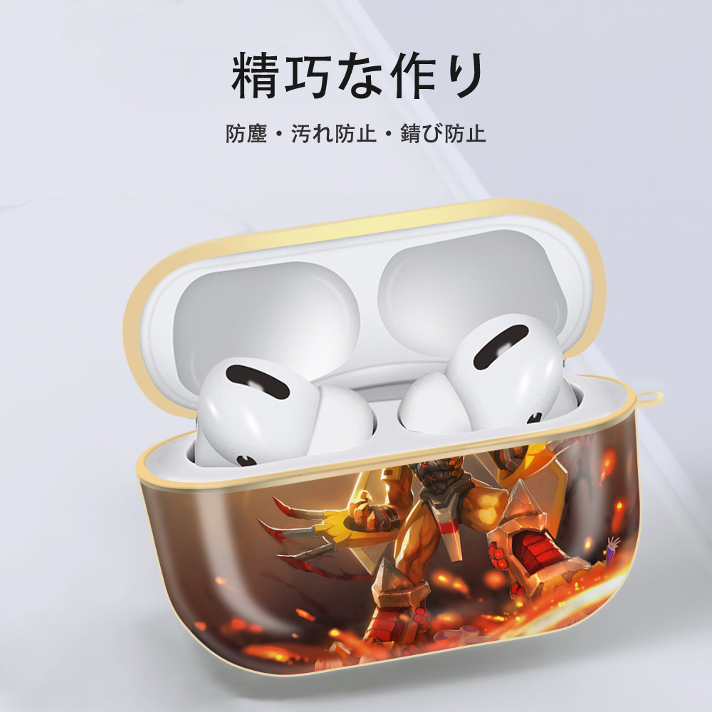 Digimon デジタルモンスター/デジモン 【AirPods Pro用】ハードシェル保護ケース｜耐衝撃・防指紋・カラビナ付き商品仕様