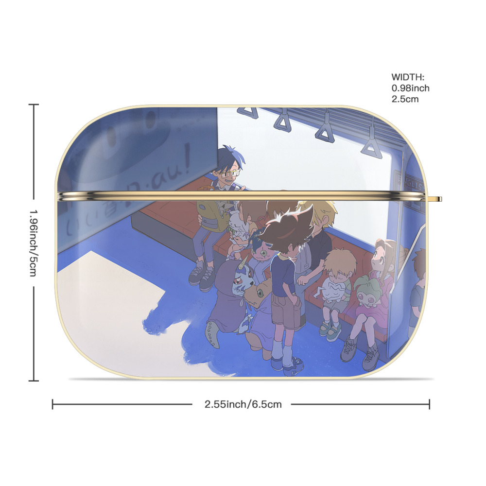 Digimon デジタルモンスター/デジモン 【AirPods Pro用】ハードシェル保護ケース｜耐衝撃・防指紋・カラビナ付き商品仕様