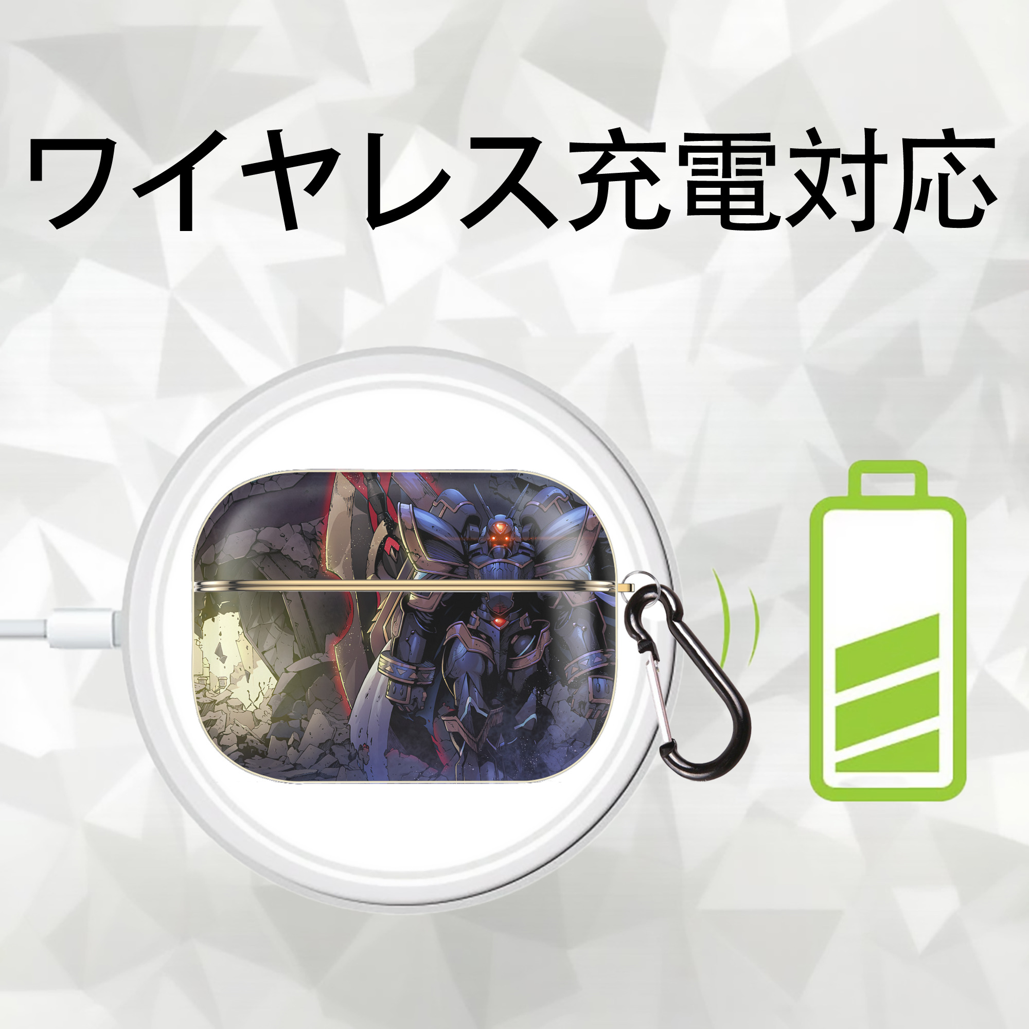 Digimon デジタルモンスター/デジモン 【AirPods Pro用】ハードシェル保護ケース｜耐衝撃・防指紋・カラビナ付き商品仕様