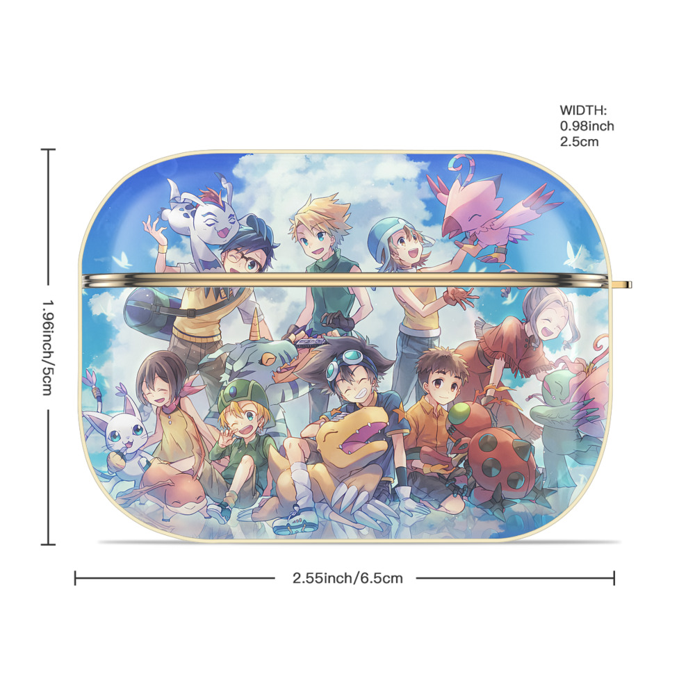 Digimon デジタルモンスター/デジモン 【AirPods Pro用】ハードシェル保護ケース｜耐衝撃・防指紋・カラビナ付き商品仕様