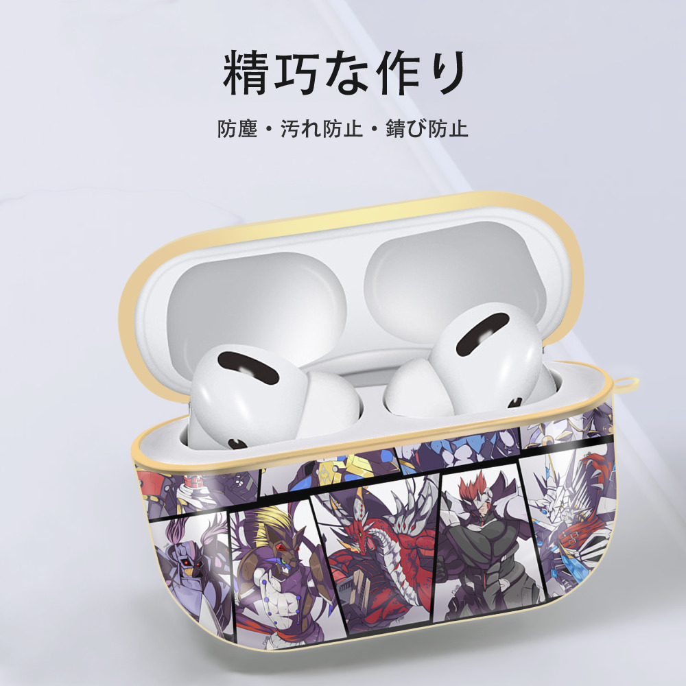 Digimon デジタルモンスター/デジモン 【AirPods Pro用】ハードシェル保護ケース｜耐衝撃・防指紋・カラビナ付き商品仕様