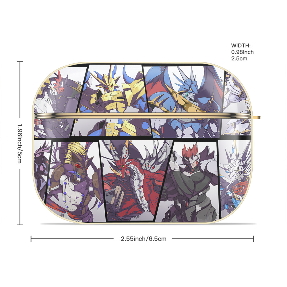 Digimon デジタルモンスター/デジモン 【AirPods Pro用】ハードシェル保護ケース｜耐衝撃・防指紋・カラビナ付き商品仕様