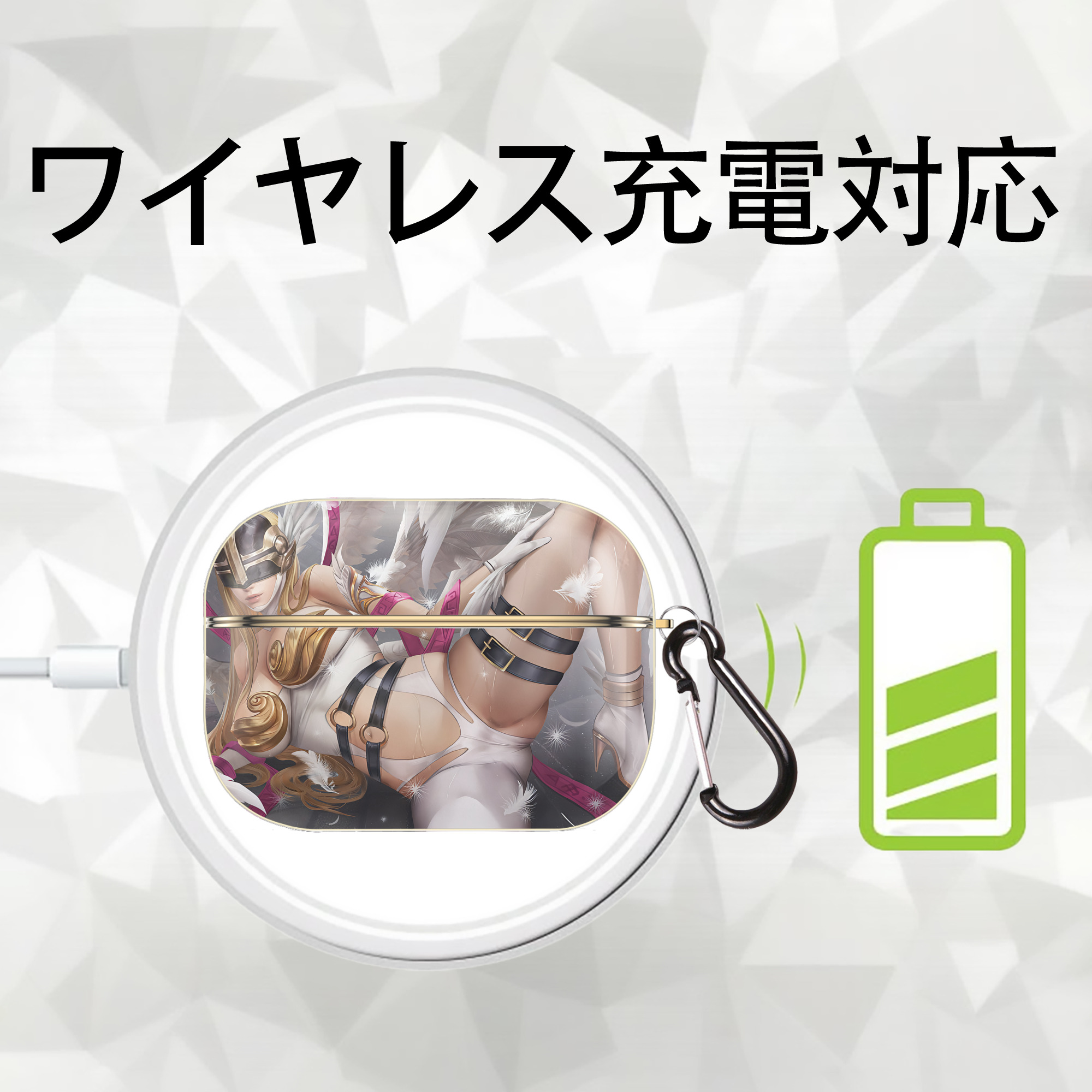 Digimon デジタルモンスター/デジモン 【AirPods Pro用】ハードシェル保護ケース｜耐衝撃・防指紋・カラビナ付き商品仕様
