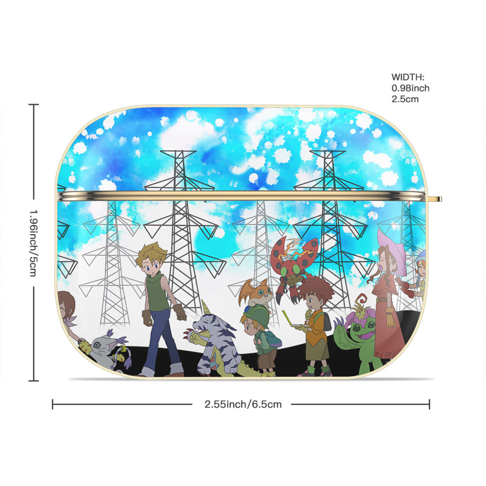 Digimon デジタルモンスター/デジモン 【AirPods Pro用】ハードシェル保護ケース｜耐衝撃・防指紋・カラビナ付き商品仕様