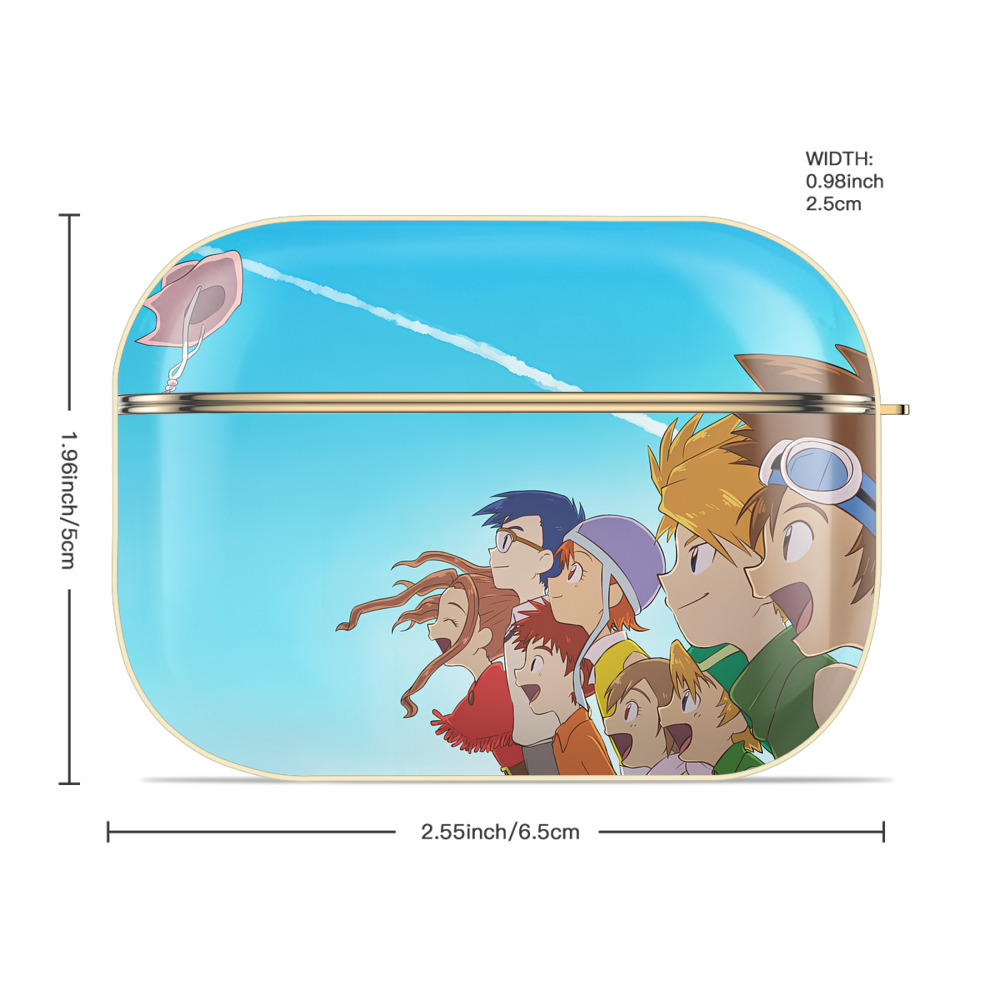 Digimon デジタルモンスター/デジモン 【AirPods Pro用】ハードシェル保護ケース｜耐衝撃・防指紋・カラビナ付き商品仕様