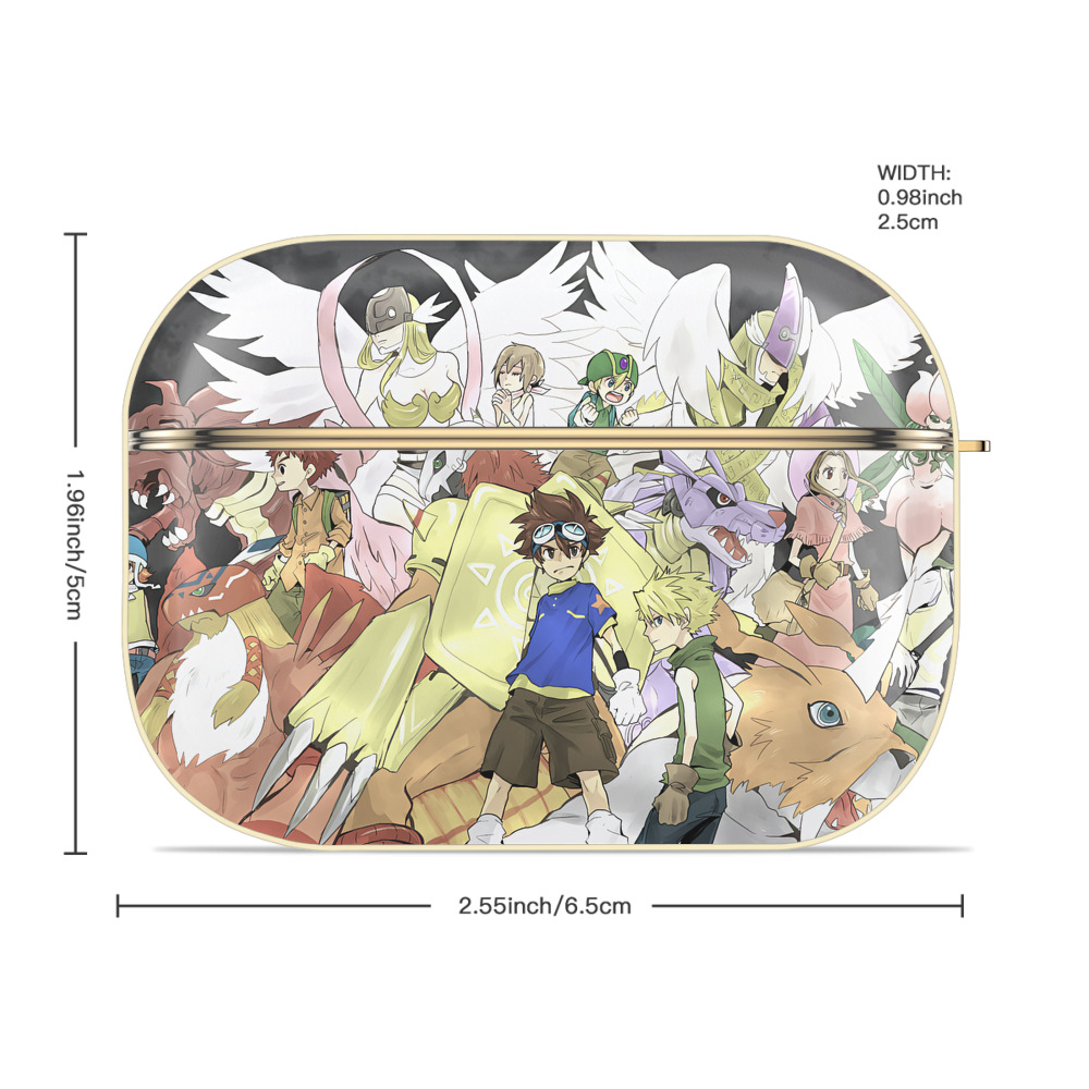 Digimon デジタルモンスター/デジモン 【AirPods Pro用】ハードシェル保護ケース｜耐衝撃・防指紋・カラビナ付き商品仕様