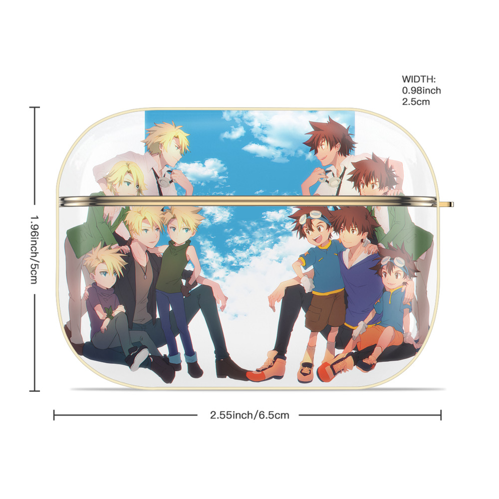 Digimon デジタルモンスター/デジモン 【AirPods Pro用】ハードシェル保護ケース｜耐衝撃・防指紋・カラビナ付き商品仕様