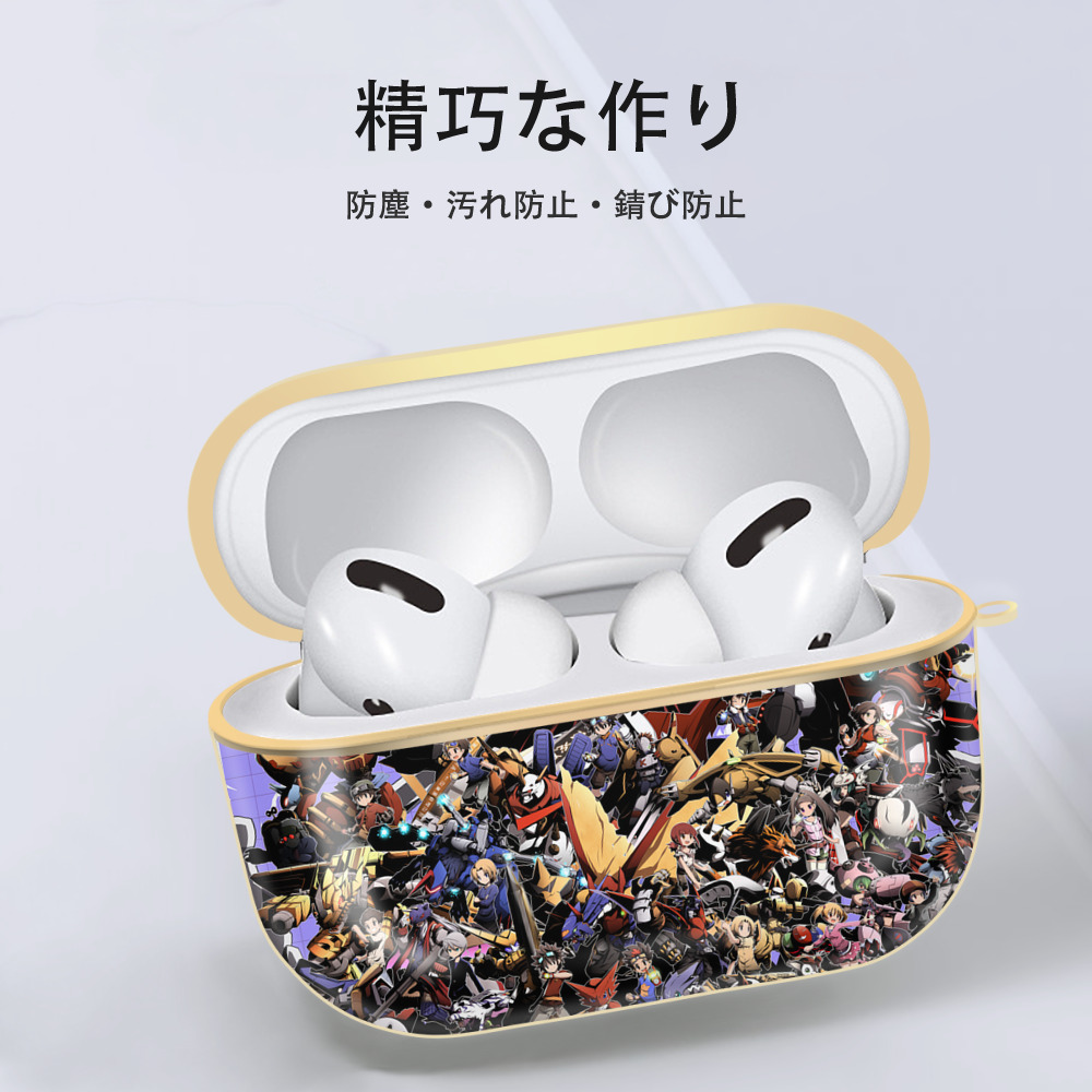 Digimon デジタルモンスター/デジモン 【AirPods Pro用】ハードシェル保護ケース｜耐衝撃・防指紋・カラビナ付き商品仕様