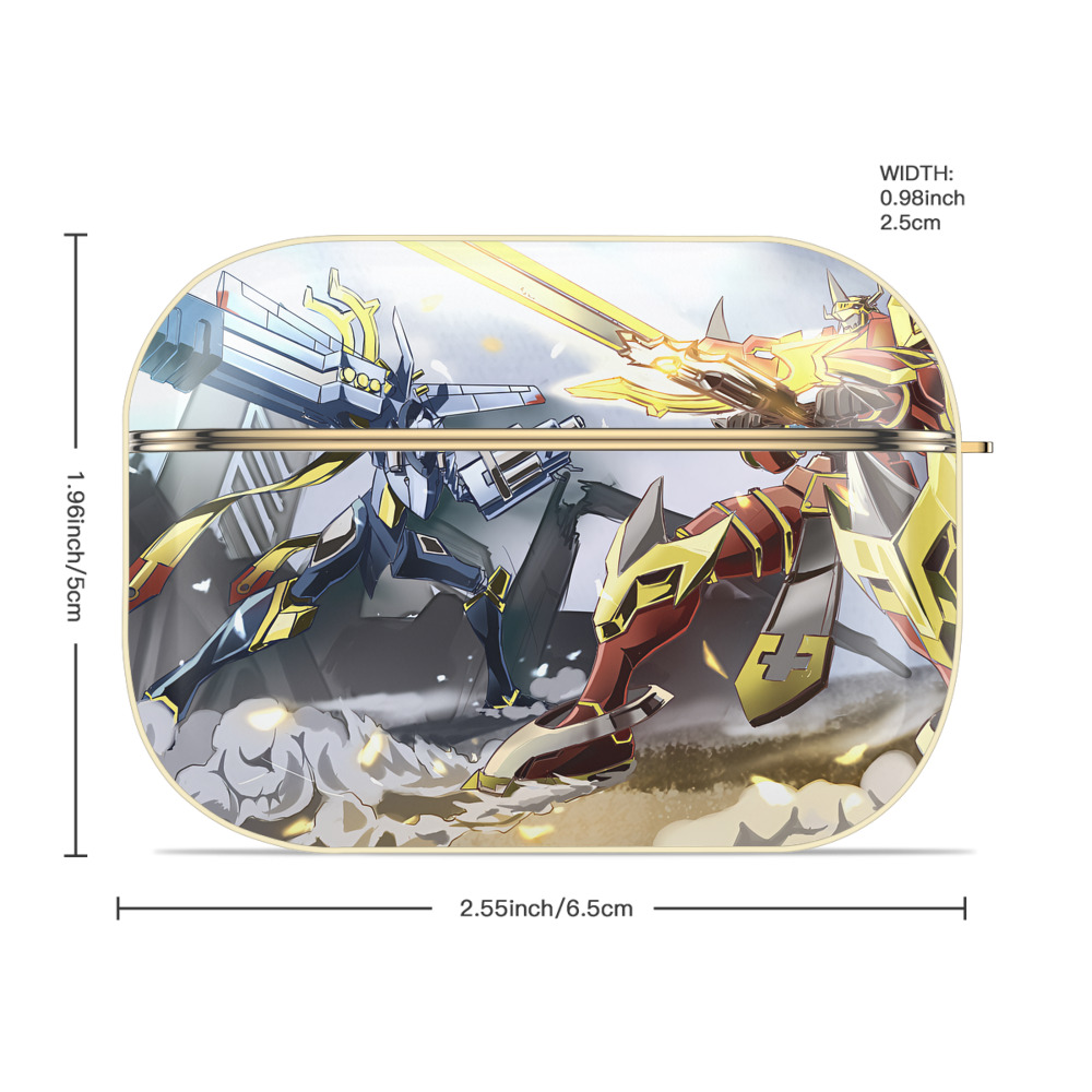 Digimon デジタルモンスター/デジモン 【AirPods Pro用】ハードシェル保護ケース｜耐衝撃・防指紋・カラビナ付き商品仕様