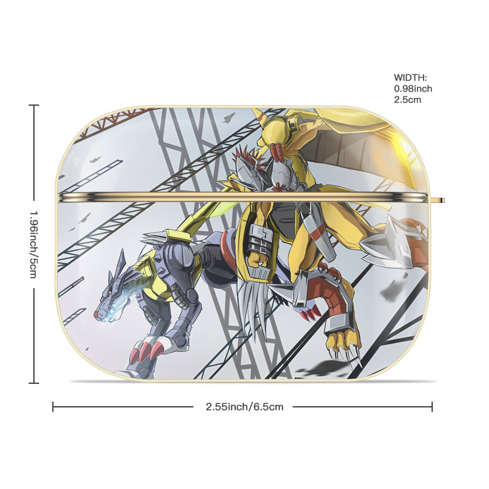 Digimon デジタルモンスター/デジモン 【AirPods Pro用】ハードシェル保護ケース｜耐衝撃・防指紋・カラビナ付き商品仕様