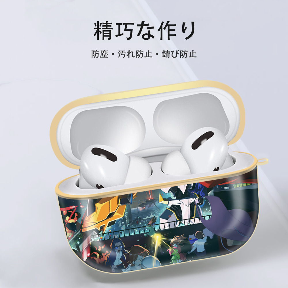 Digimon デジタルモンスター/デジモン 【AirPods Pro用】ハードシェル保護ケース｜耐衝撃・防指紋・カラビナ付き商品仕様