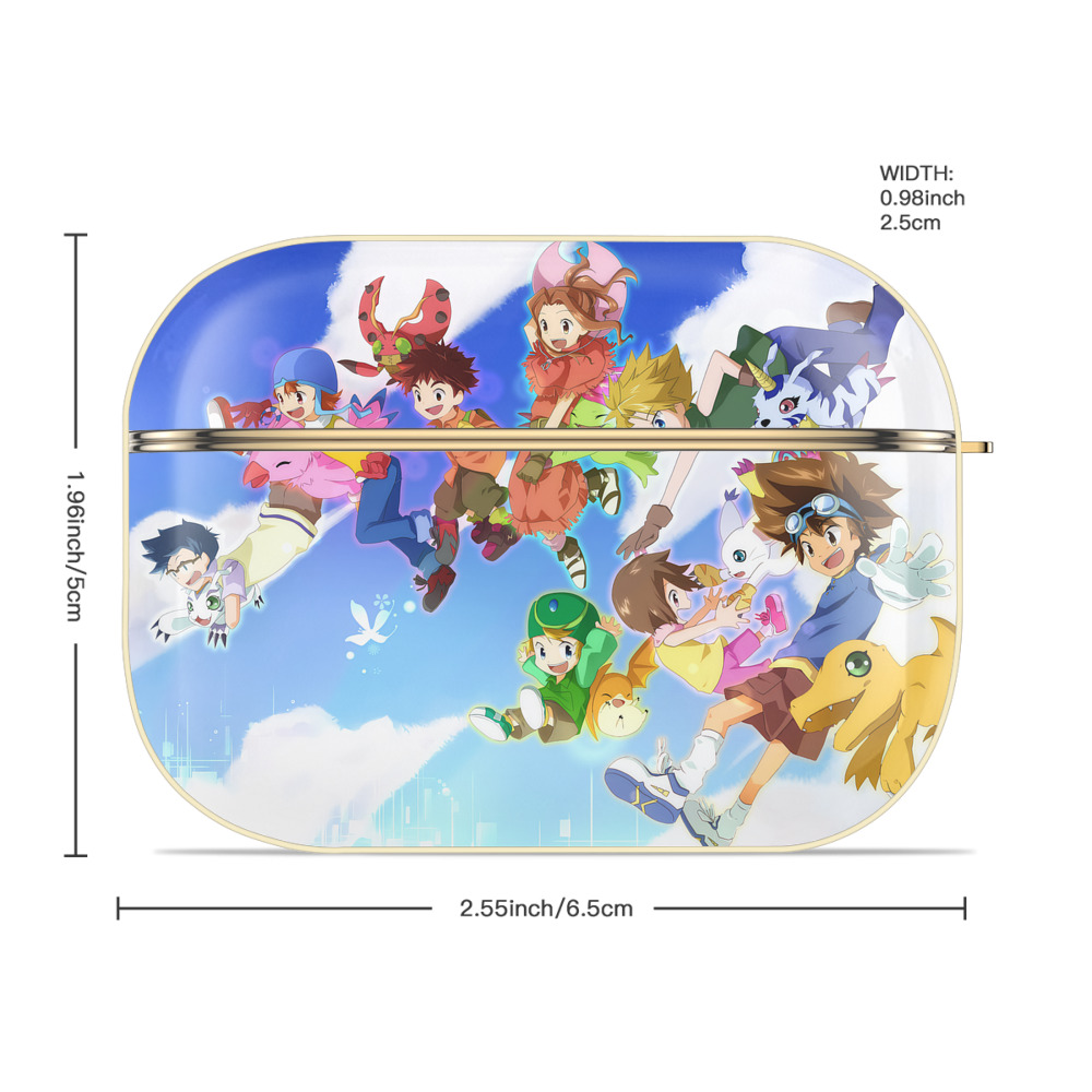 Digimon デジタルモンスター/デジモン 【AirPods Pro用】ハードシェル保護ケース｜耐衝撃・防指紋・カラビナ付き商品仕様