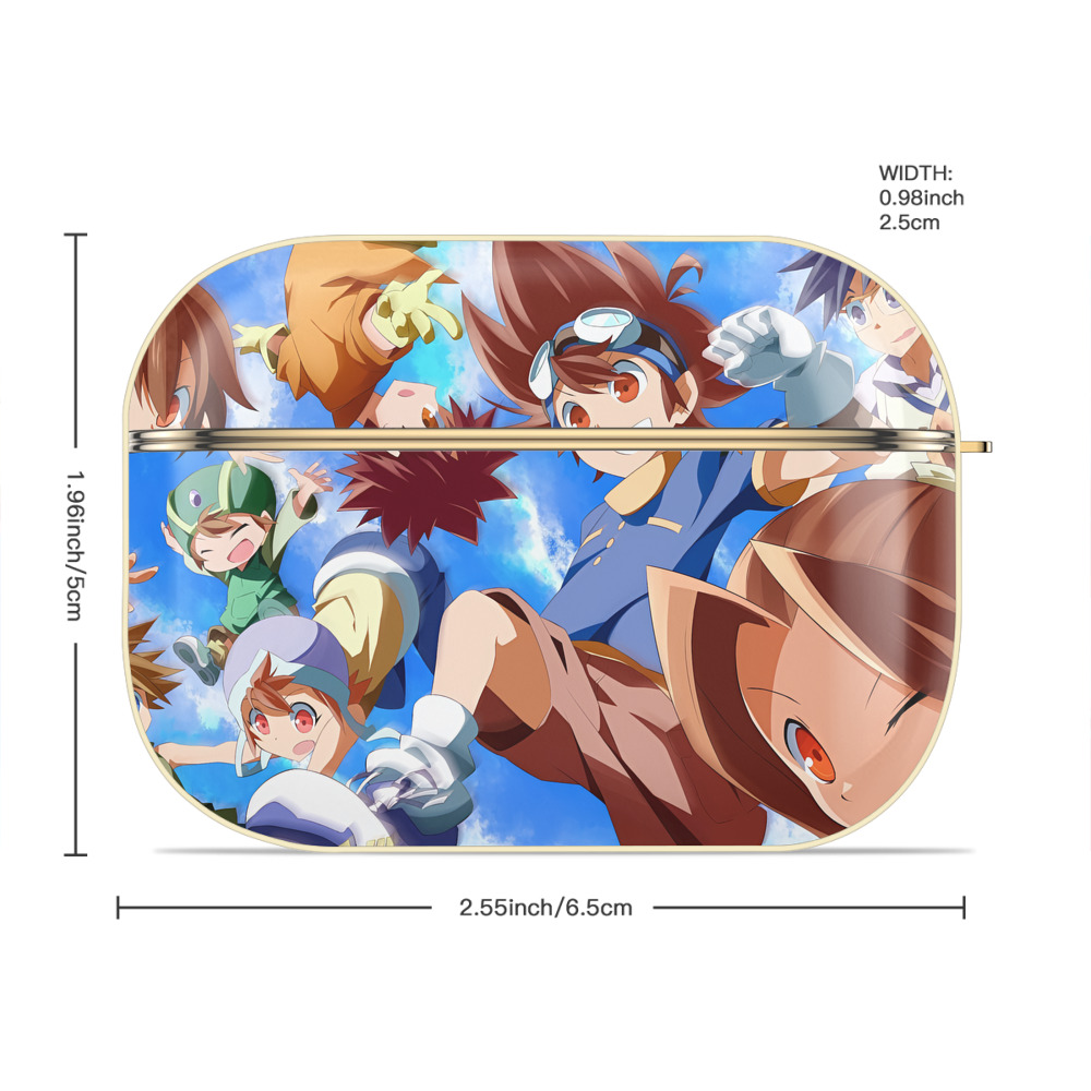 Digimon デジタルモンスター/デジモン 【AirPods Pro用】ハードシェル保護ケース｜耐衝撃・防指紋・カラビナ付き商品仕様