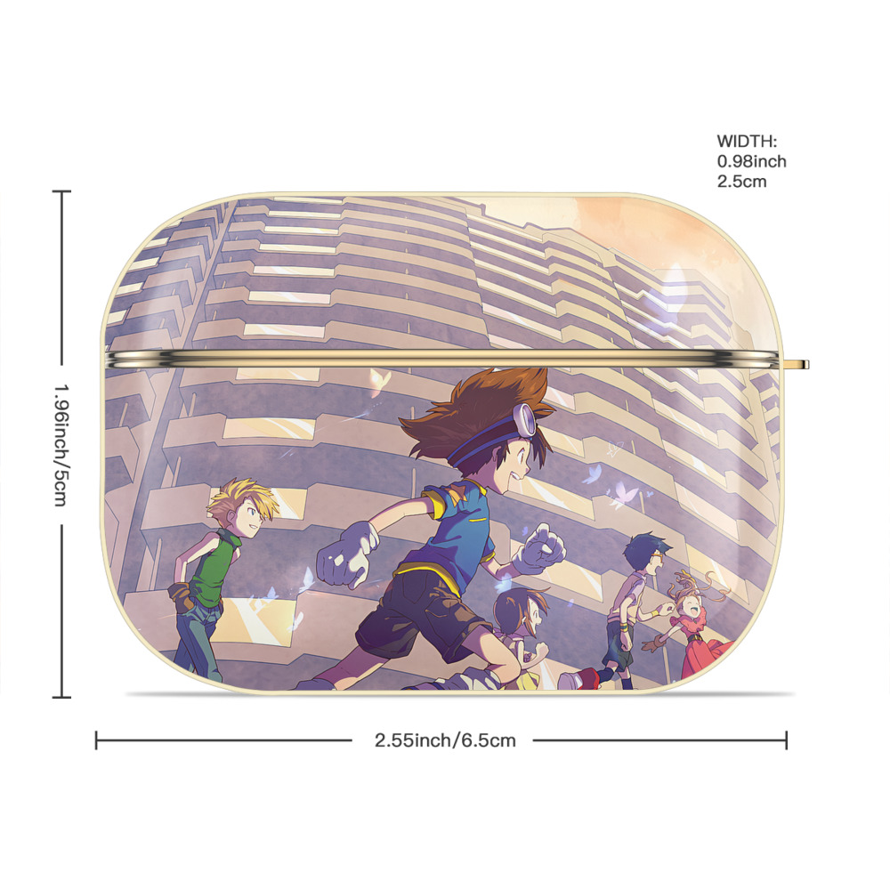 Digimon デジタルモンスター/デジモン 【AirPods Pro用】ハードシェル保護ケース｜耐衝撃・防指紋・カラビナ付き商品仕様