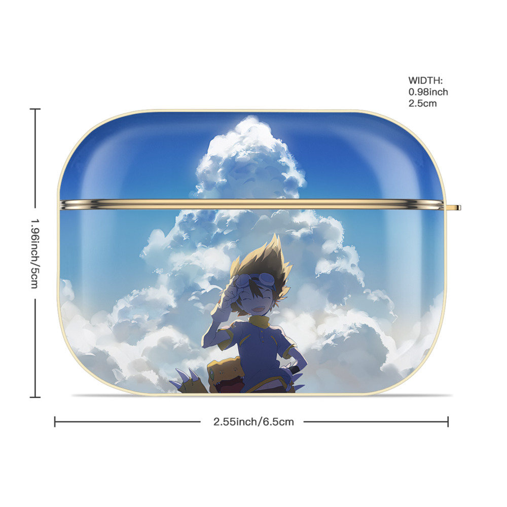Digimon デジタルモンスター/デジモン 【AirPods Pro用】ハードシェル保護ケース｜耐衝撃・防指紋・カラビナ付き商品仕様
